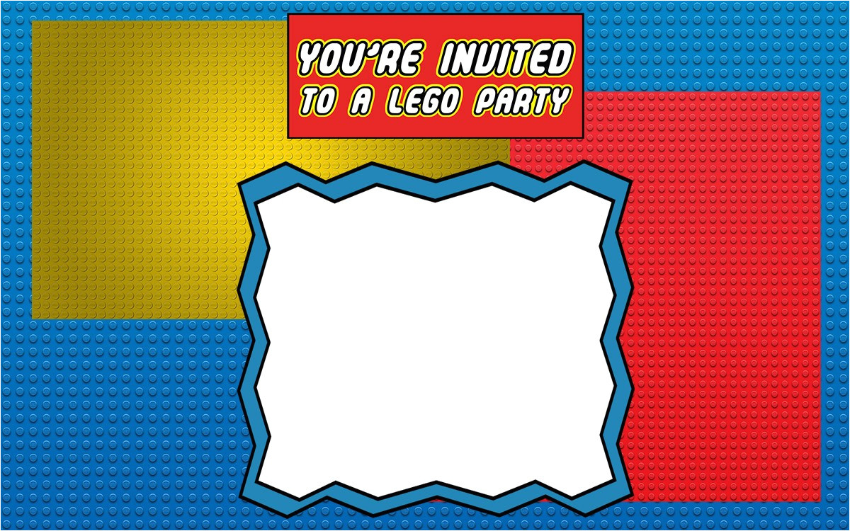 Free Party Invitation Templates Lego Free Printable Lego Invitation Templates Invitations Online