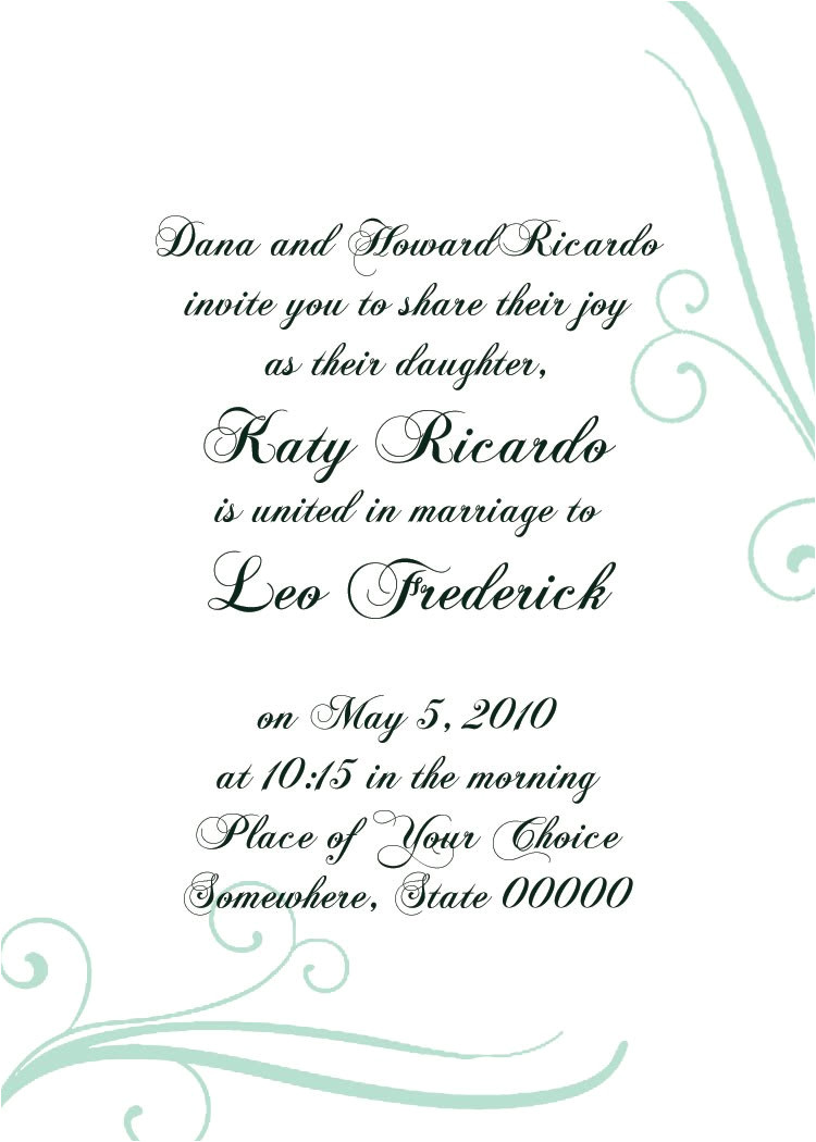 Free Wedding Invitation Templates 5.5 X 8.5 Micaela Brody 39 S Online Portfolio Invitation Templates