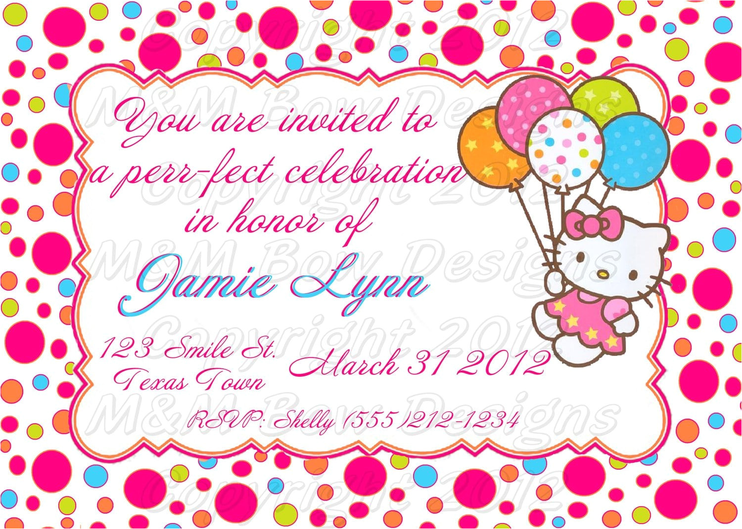 Hello Kitty Birthday Invitation Template Free 40th Birthday Ideas Hello Kitty Birthday Invitation
