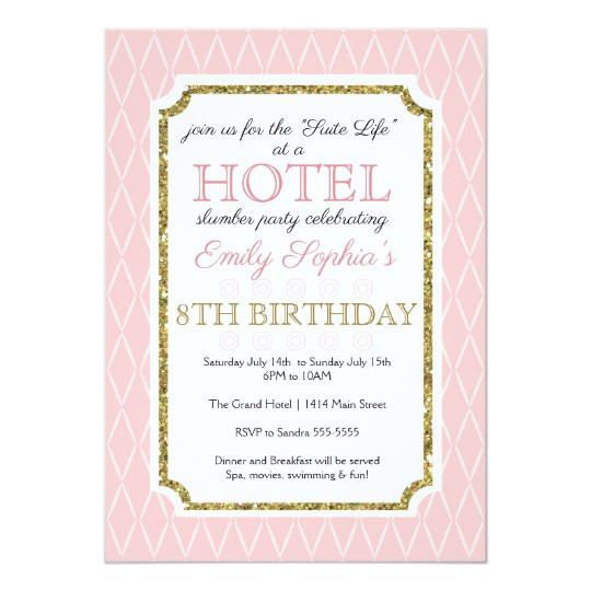 Hotel Party Invitation Template Hotel Party Invitation Zazzle Com