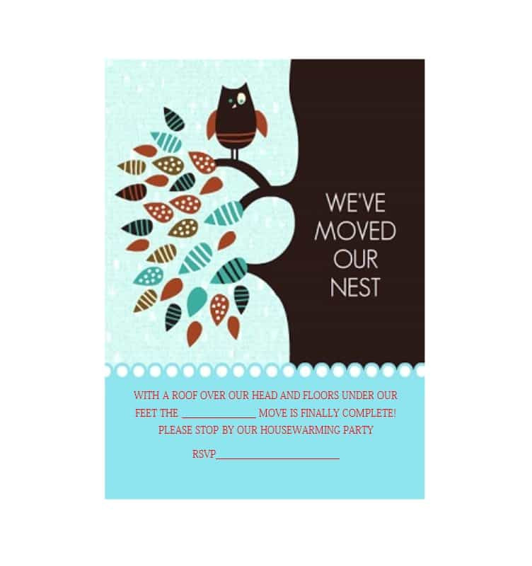 Housewarming Party Invitation Template 40 Free Printable Housewarming Party Invitation Templates