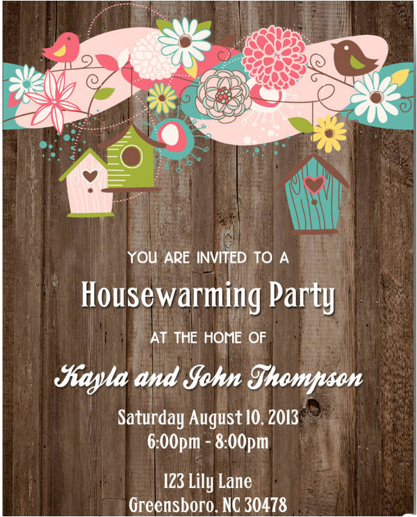 Housewarming Party Invitation Template 8 Housewarming Invitation Templates Free Download