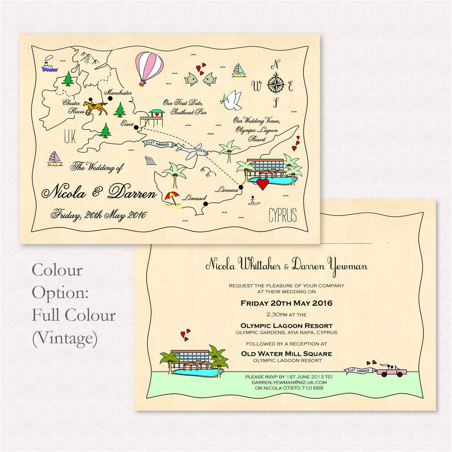 How to Print Map for Wedding Invitation Illustrated Map Party or Wedding Invitation by Cute Maps