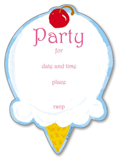 Ice Cream Birthday Invitation Template Free Ice Cream Birthday Invitations Ideas Bagvania Free