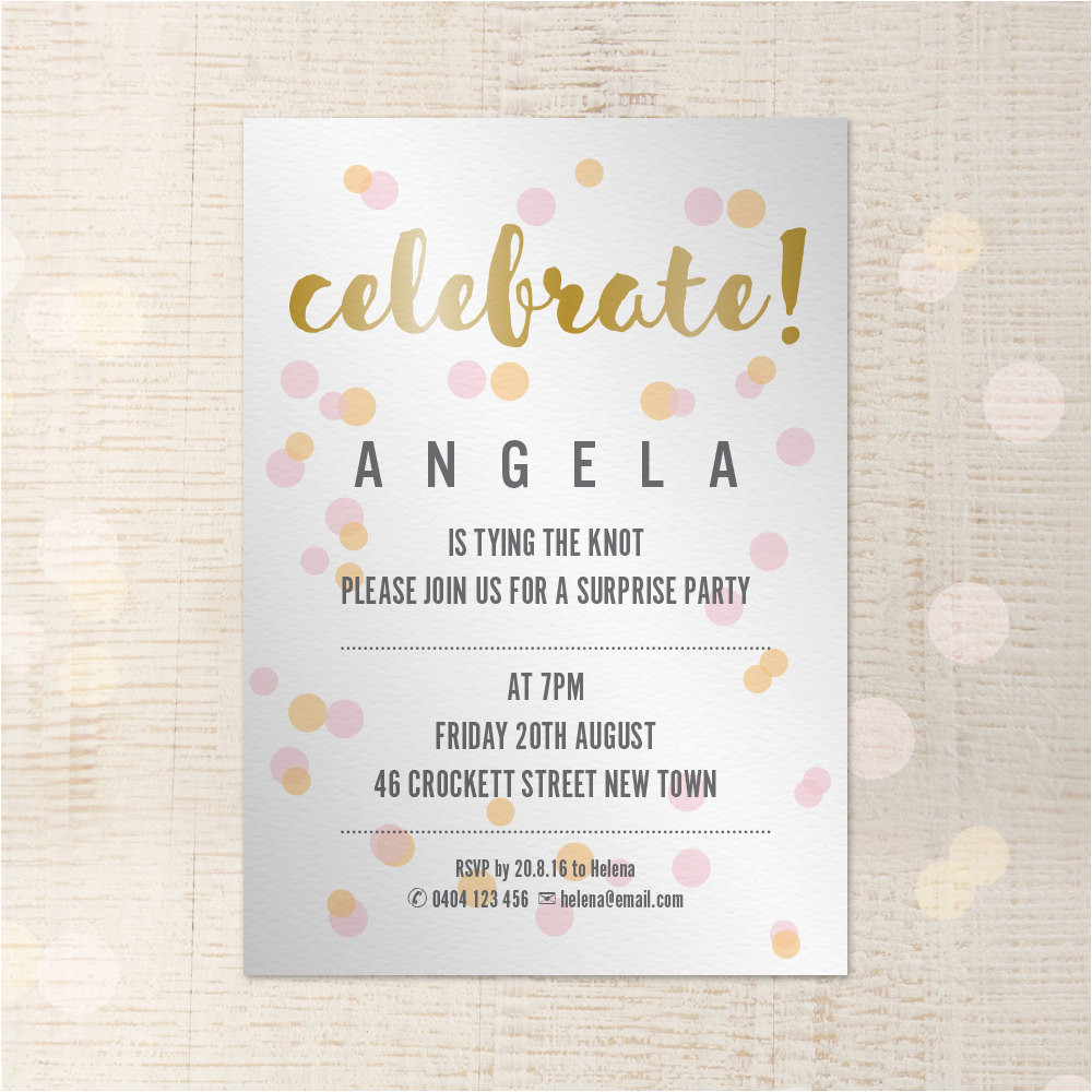 Indesign Birthday Invitation Template Party Invitation Customisable A5 Indesign Template