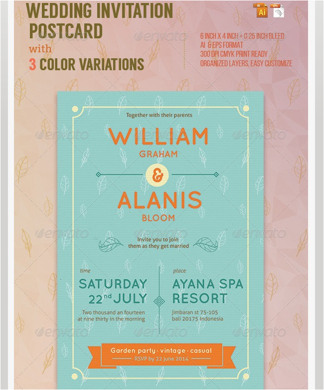 Indesign Wedding Invitation Template Free Indesign Wedding Invitation Templates