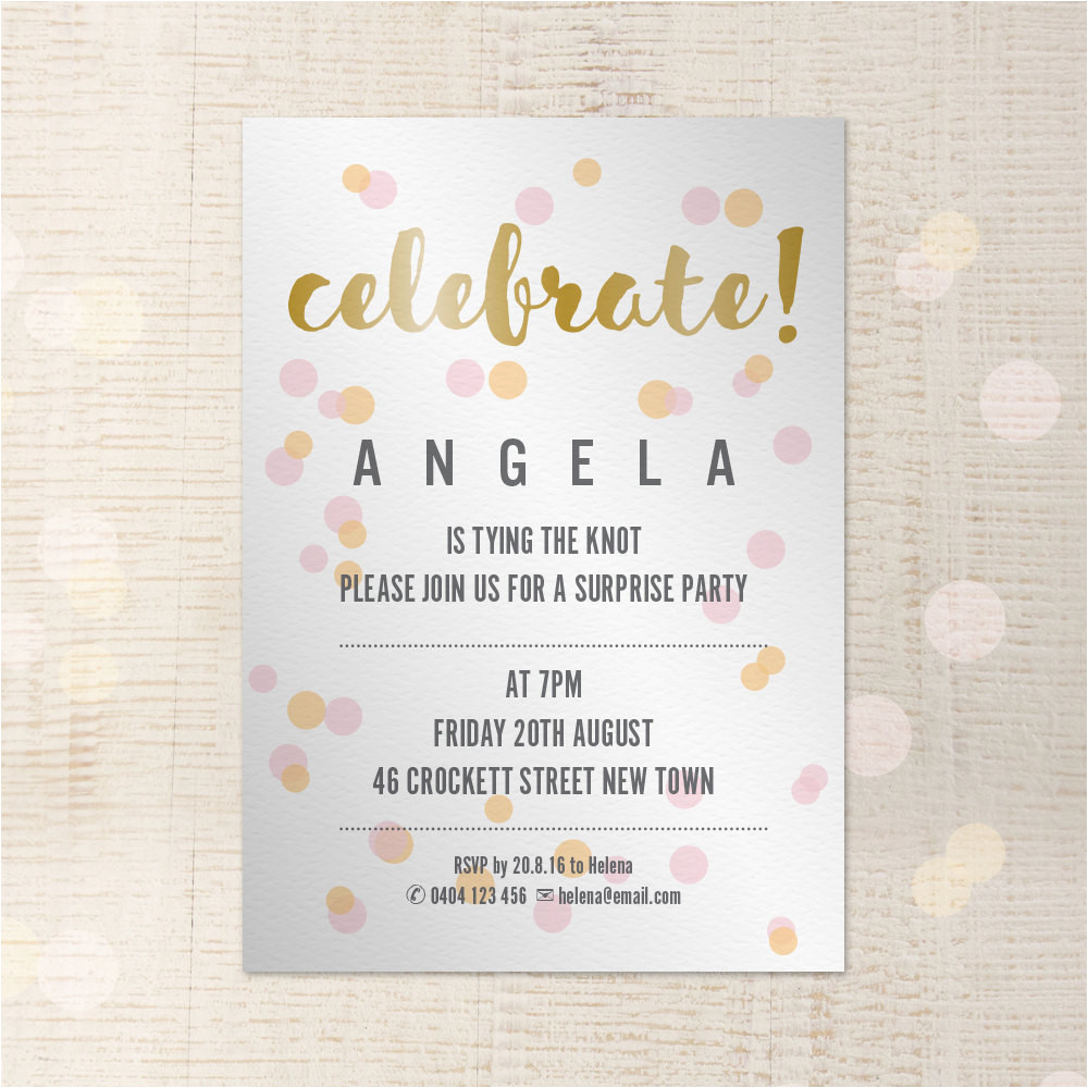Indesign Wedding Invitation Template Free Party Invitation Customisable A5 Indesign Template