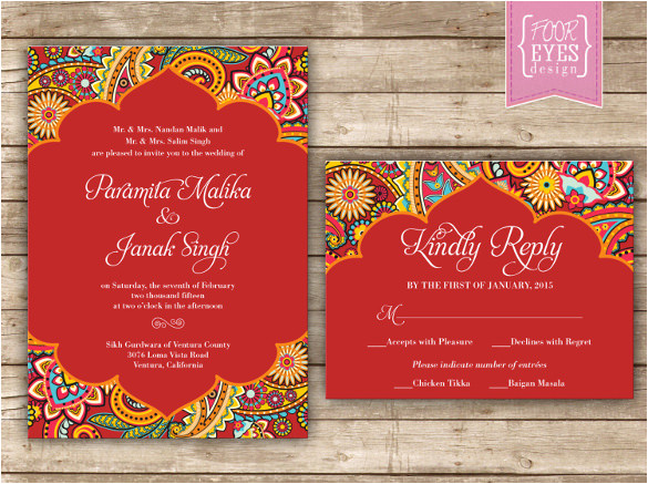 Indian Birthday Invitation Card Template 35 Traditional Wedding Invitations Psd Free Premium