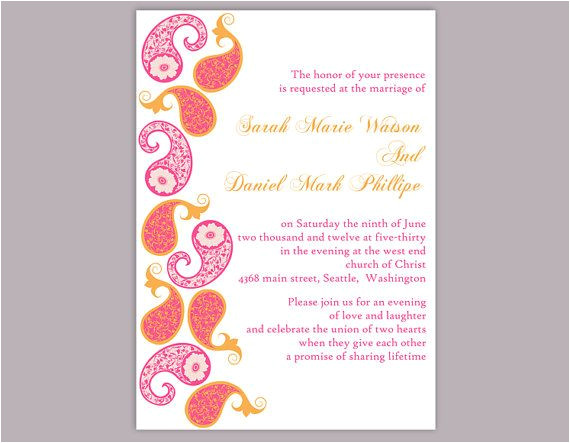 Indian Birthday Invitation Card Template Bollywood Wedding Invitation Template Download Printable