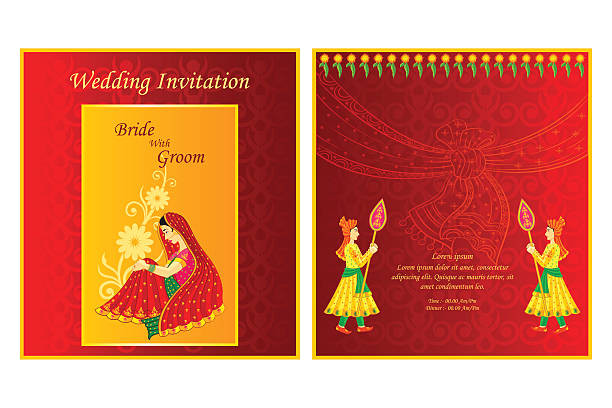 Indian Wedding Invitation Blank Template Best Hindu Wedding Illustrations Royalty Free Vector Indian Wedding Invitation Blank Template Best Hindu Wedding Illustrations Royalty Free Vector