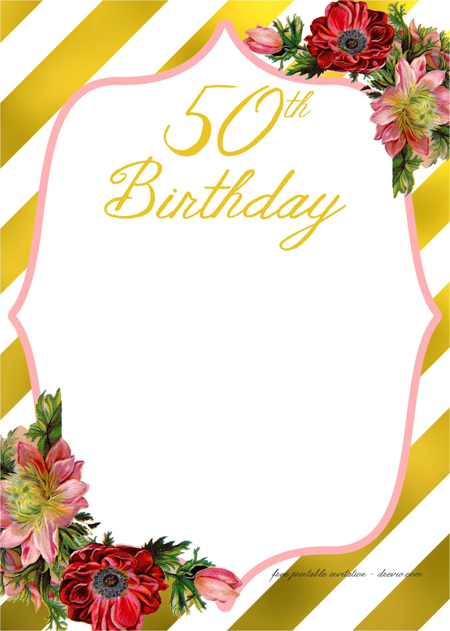 Invitation Birthday Invitation Template Free Printable Adult Birthday Invitation Template Free