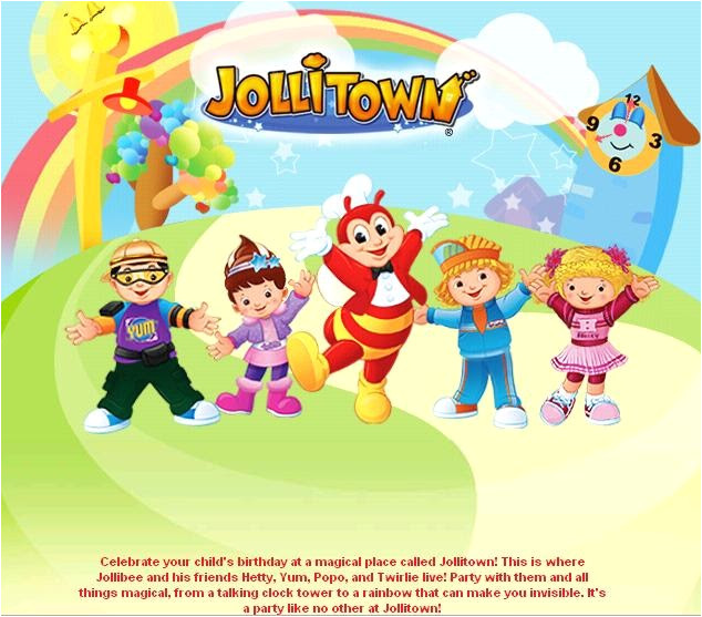 Jollibee Party Invitation Template Jollibee Party Package themes