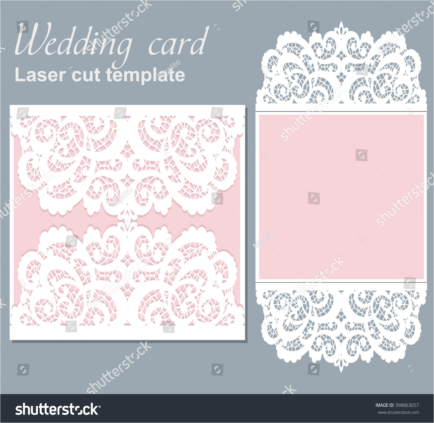 Laser Cut Wedding Invitation Card Template Vector Vector Die Laser Cut Wedding Card Stock Vector 398863057 Laser Cut Wedding Invitation Card Template Vector Vector Die Laser Cut Wedding Card Stock Vector 398863057