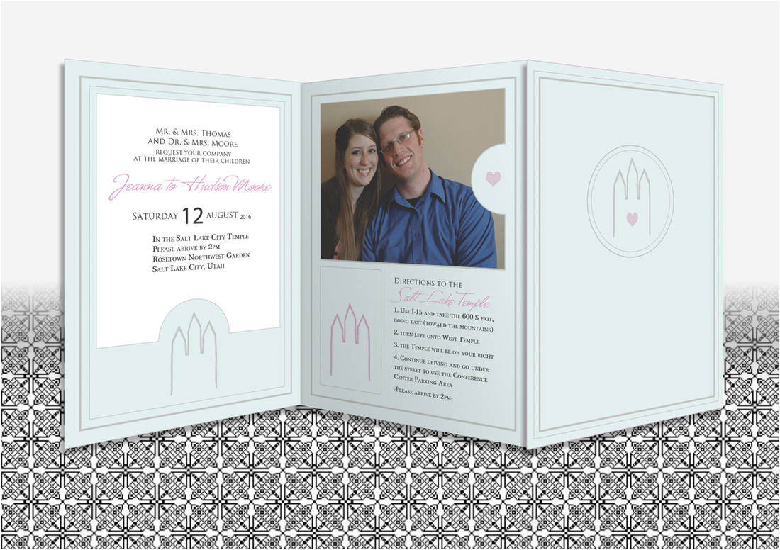 Lds Wedding Invitation Template Lds Wedding Invitations