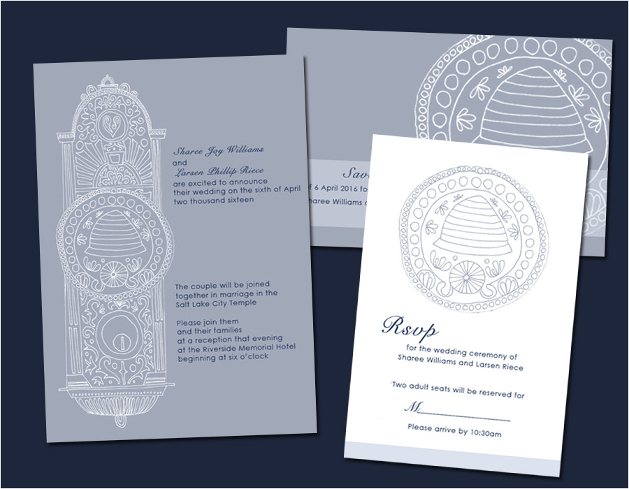 Lds Wedding Invitation Template Lds Wedding Invitations