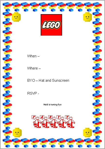 Lego Birthday Party Invitation Template 40th Birthday Ideas Lego Birthday Invitations Templates Free