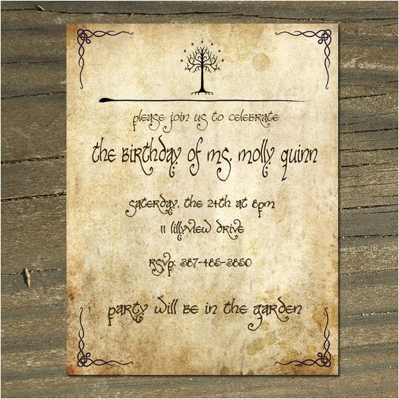 Lord Of the Rings Wedding Invitation Template Lord Of the Rings Wedding Invitations Part One Breecraft