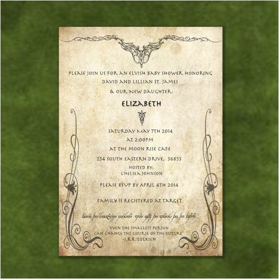 Lord Of the Rings Wedding Invitation Template Lord Of the Rings Wedding Invitations Part One Wedding