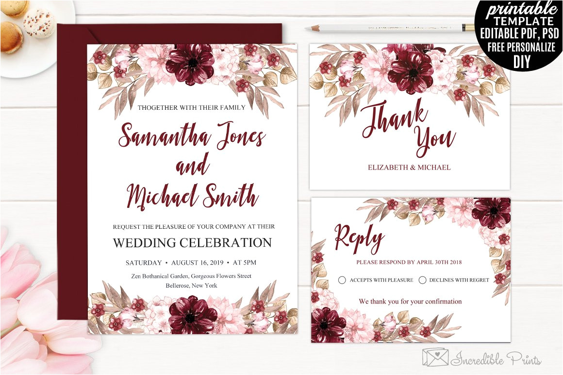 Marsala Wedding Invitation Template Marsala Wedding Invitation Template Wedding Templates Marsala Wedding Invitation Template Marsala Wedding Invitation Template Wedding Templates