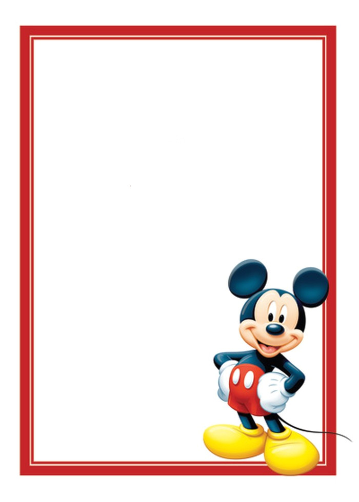 Mickey Mouse Party Invitation Template Free Mickey Mouse Invitations Template Invitations Online