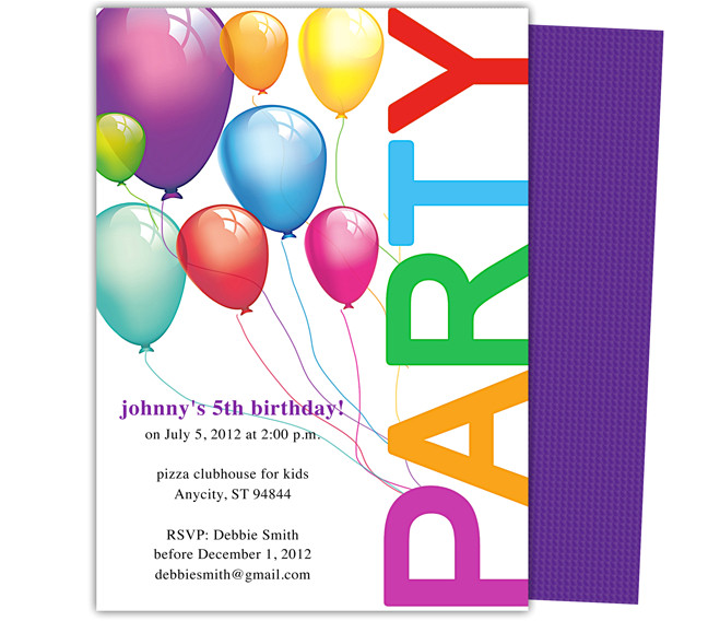 Microsoft Word Party Invitation Template Free Birthday Invitation Templates for Word Business Mentor