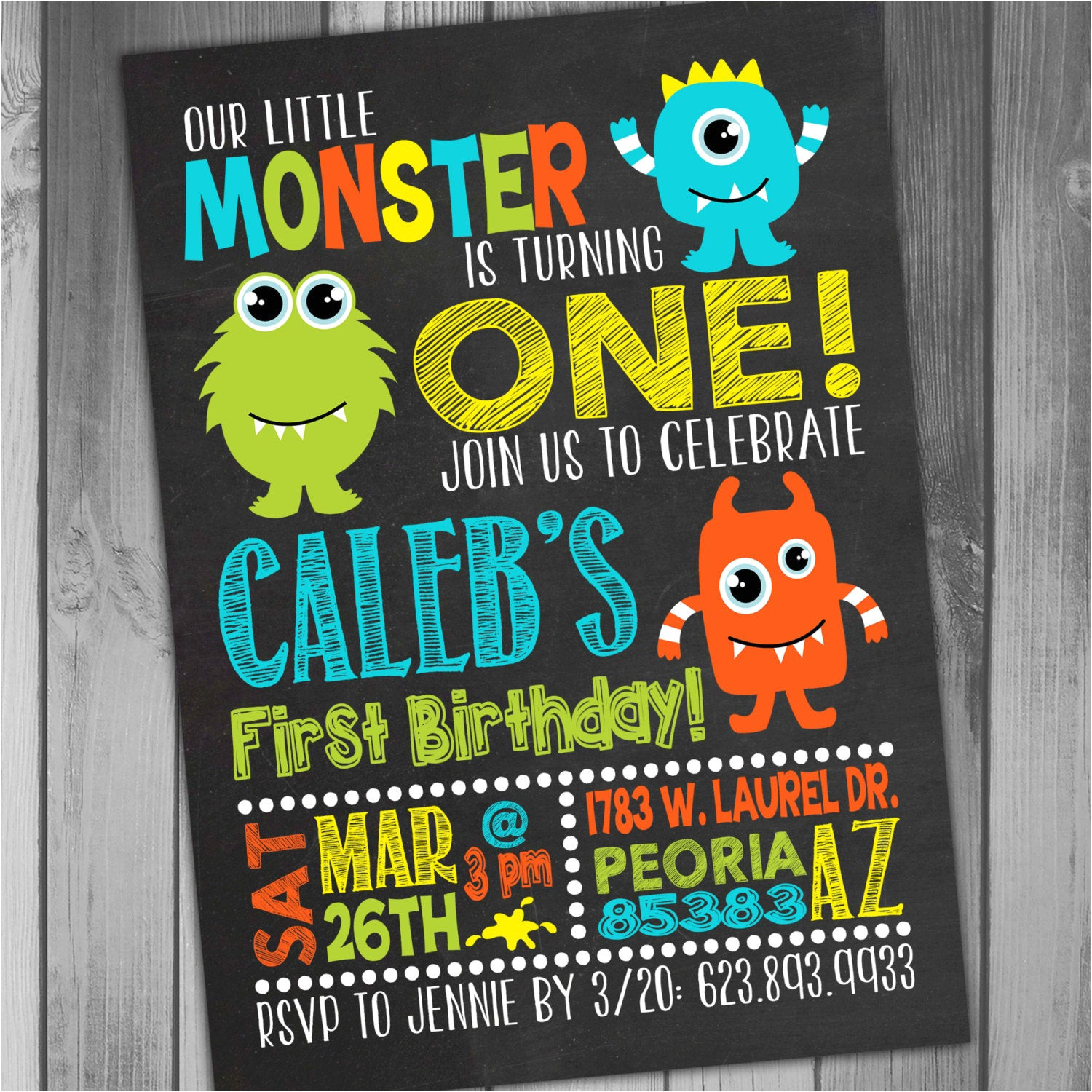 Monster Birthday Invitation Template Monster Birthday Invitation Little Monster Invitation Monster