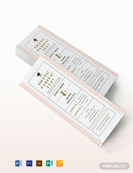 Movie Ticket Wedding Invitation Template Free Movie Night Ticket Template Word Psd Indesign Movie Ticket Wedding Invitation Template Free Movie Night Ticket Template Word Psd Indesign