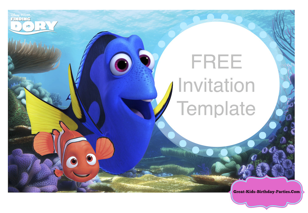 Nemo Birthday Invitation Template Finding Dory Party Diy Disney Crafts Nemo Birthday Invitation Template Finding Dory Party Diy Disney Crafts
