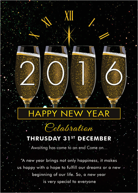 New Year Party Invitation Card Template Sample New Year Invitation Templates 24 Download