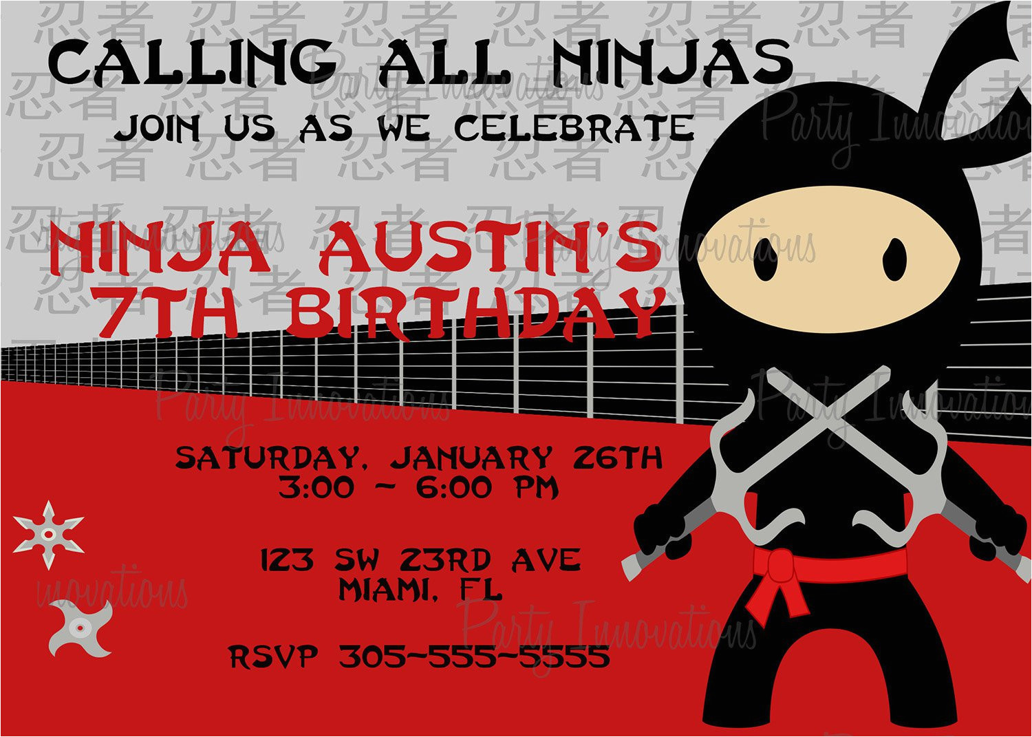 Ninja Birthday Party Invitation Template Free Ninja Birthday Party Invitations Best Party Ideas Ninja Birthday Party Invitation Template Free Ninja Birthday Party Invitations Best Party Ideas