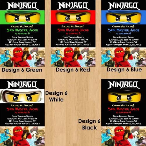 Ninjago Party Invitation Template Free Free Printable Ninjago Birthday Party Invitations