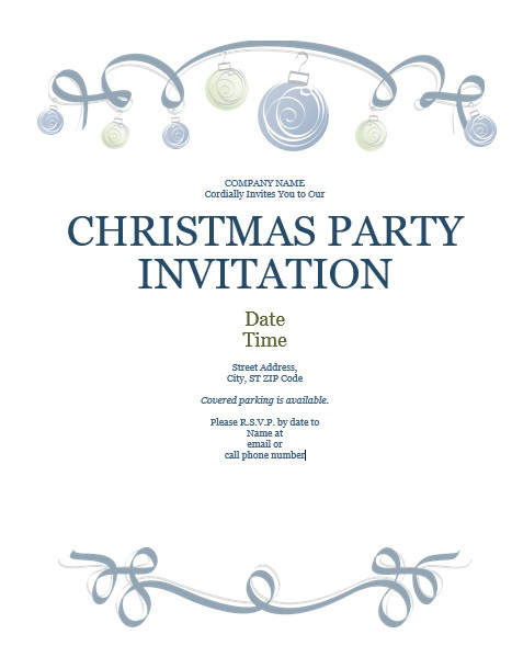 Office Christmas Party Invitation Template Free 15 Free Christmas Party Invitation Templates Ms Office