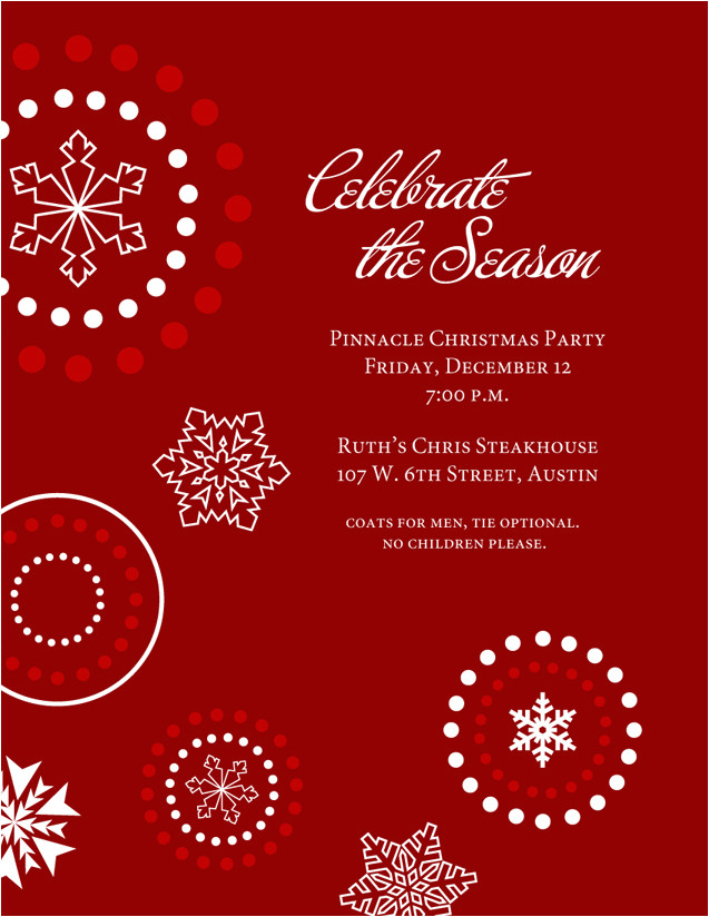 Office Christmas Party Invitation Template Free Holiday Invitation Templates Graphics and Templates