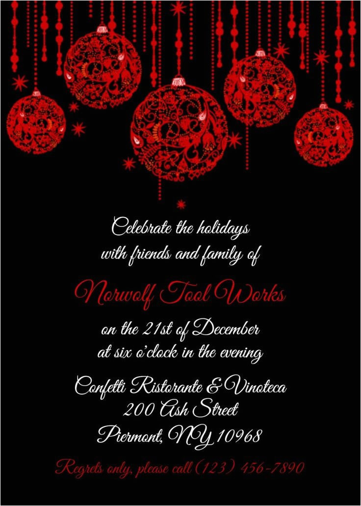 Office Christmas Party Invitation Template Free Office Christmas Party Invitation Templates Free