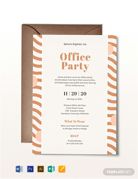 Office Party Invitation Template Editable Free Office Opening Invitation Card Template Download 767