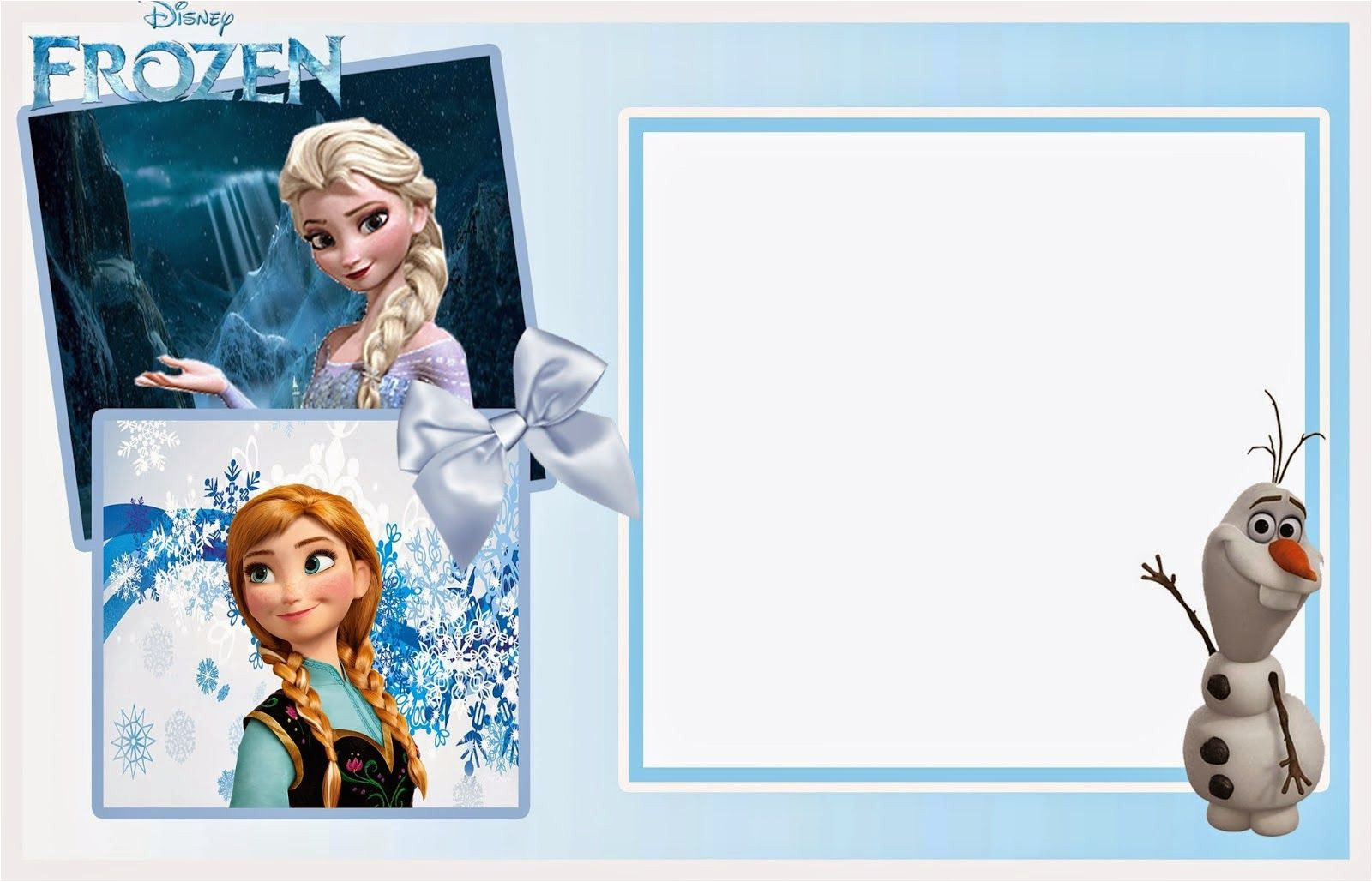 Olaf Birthday Invitation Template so Cute Frozen Free Printable Invitations Oh My Fiesta