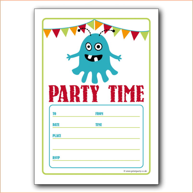Online Party Invitation Template 6 Microsoft Online Templates Bookletemplate org