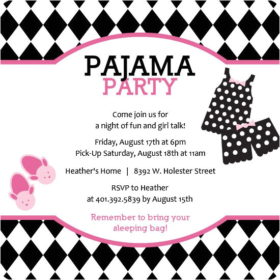 Pajama Party Invitation Template Pajama Party Invitation Templates Pajama Party Invitation Template Pajama Party Invitation Templates
