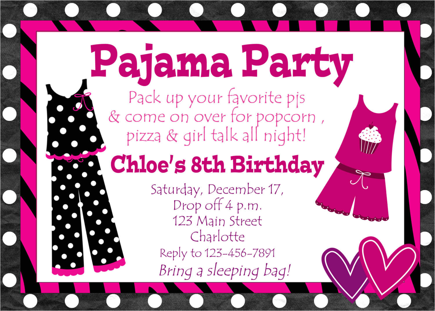 Pajama Party Invitation Template Pyjama Party Invitation Templates Pajama Party Invitation Template Pyjama Party Invitation Templates