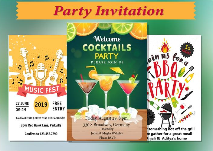Party Invitation Card Maker Apk Download Party Invitation Latest 1 00 40 android Apk