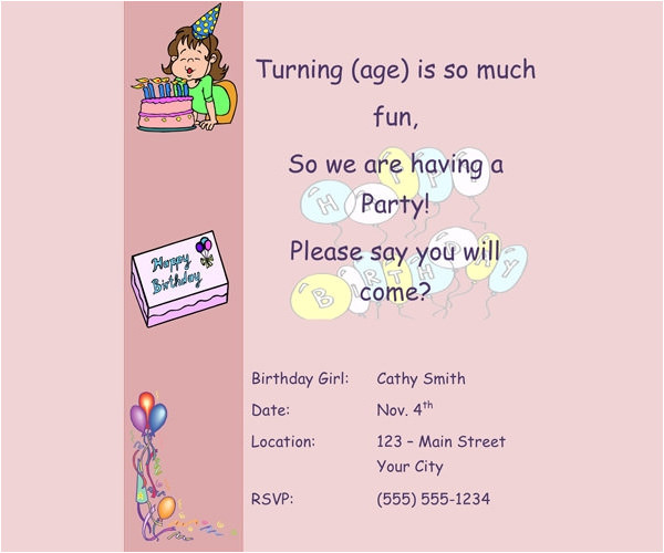 Party Invitation Email Template 23 Birthday Invitation Email Templates Psd Eps Ai