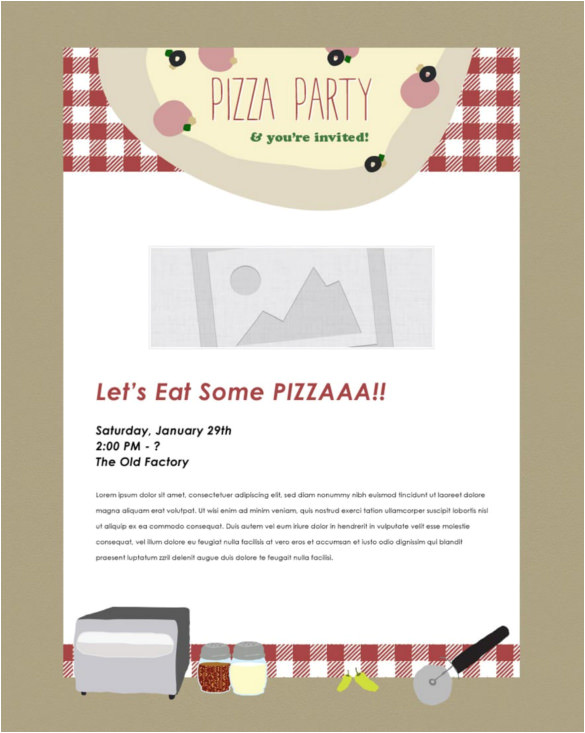 Party Invitation Email Templates Free 30 Business Email Invitation Templates Psd Vector Eps