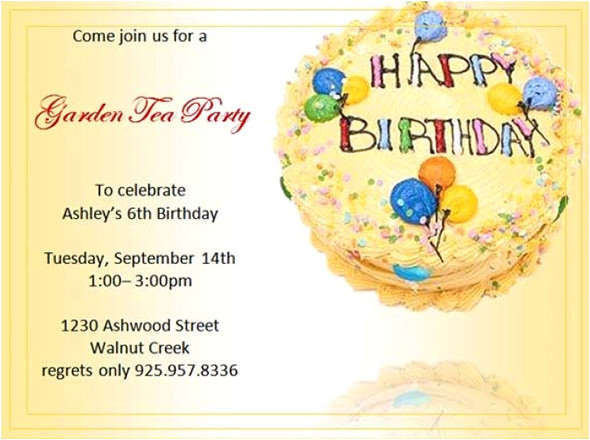 Party Invitation HTML Template Sample Birthday Invitation Template 40 Documents In Pdf