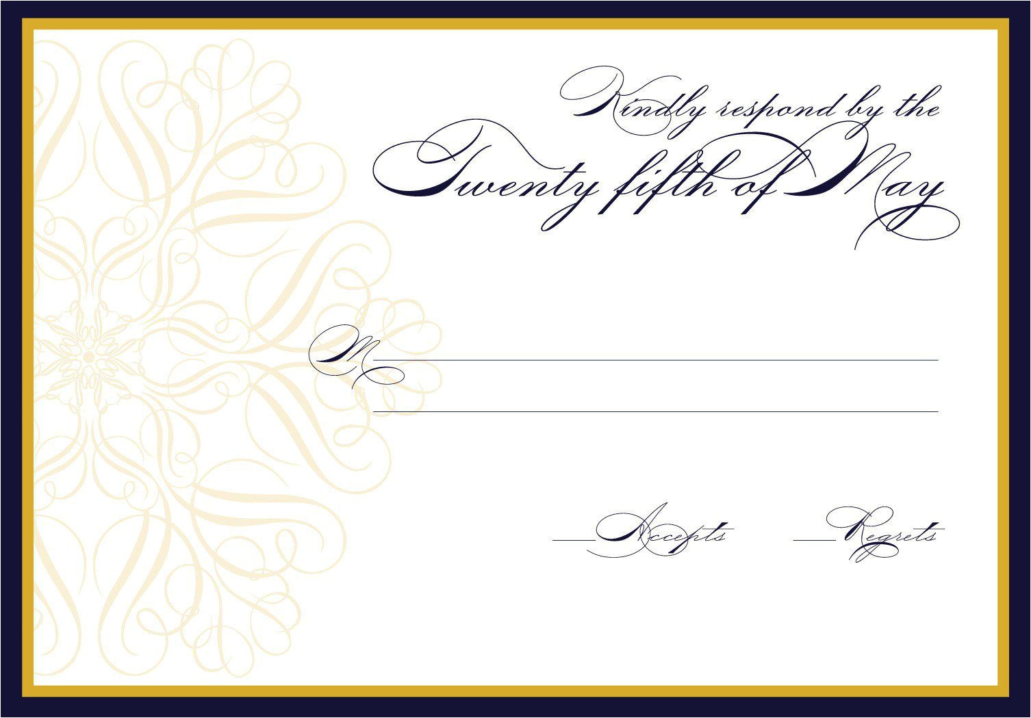 Party Invitation Reply Template event Invitation Wedding Invitations Reply Cards Card