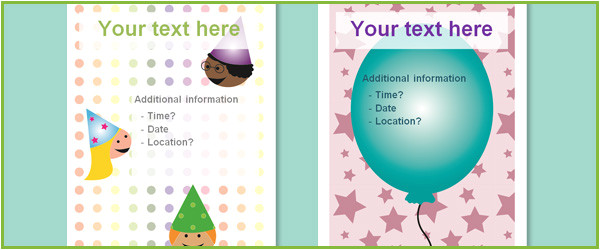 Party Invitation Template Eyfs Editable Party Posters Free Early Years Primary