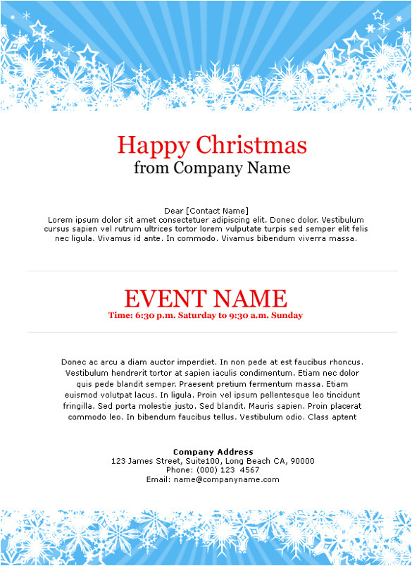 Party Invitation Template for Email Email Christmas Invitations Templates