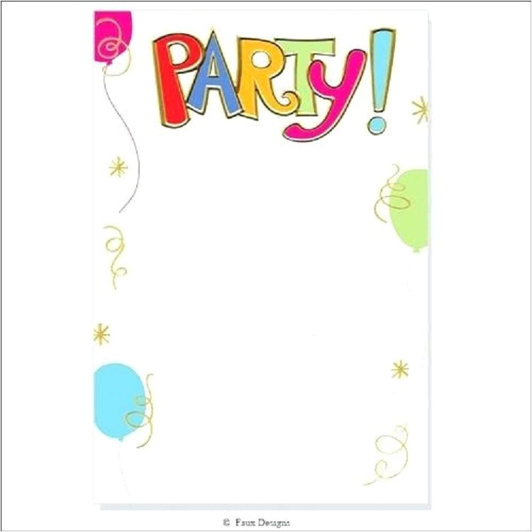 Party Invitation Templates Google Rainbow Birthday Invitation Google Doc Template Buick
