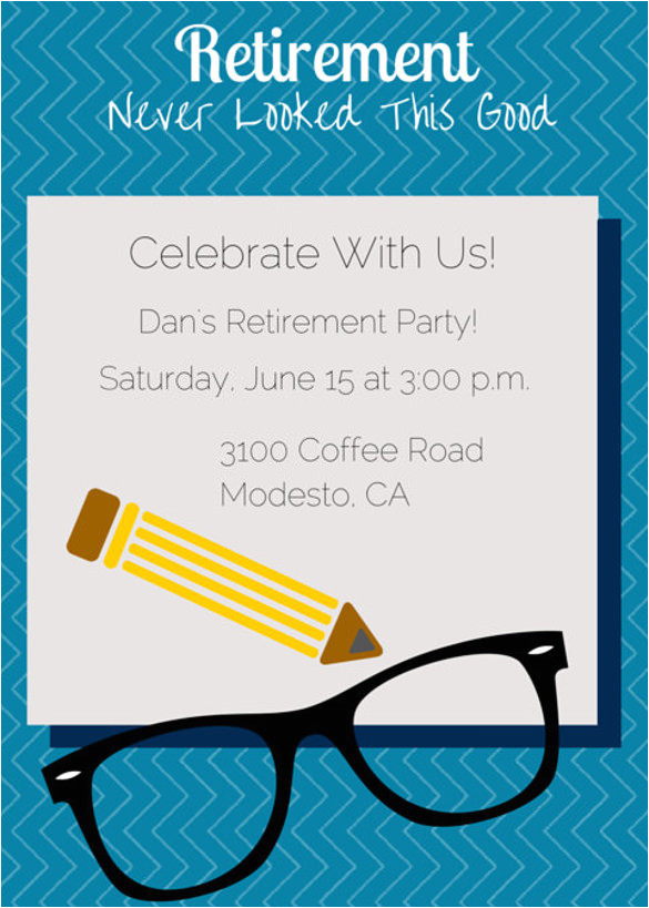 Retirement Party Invitation Template 30 Retirement Invitation Templates Psd Ai Word Free
