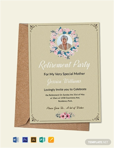 Retirement Party Invitation Template Download Free Printable Retirement Party Invitation Template