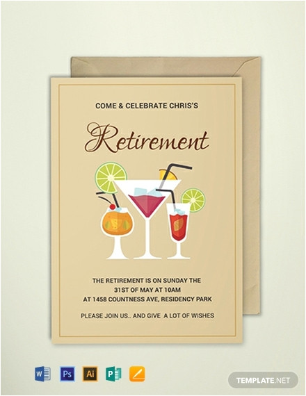 Retirement Party Invitation Template Download Free Printable Retirement Party Invitation Template Word